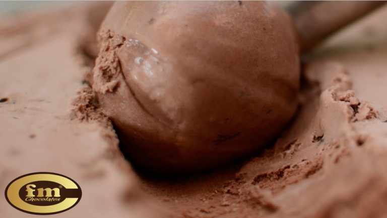 Helado de chocolate