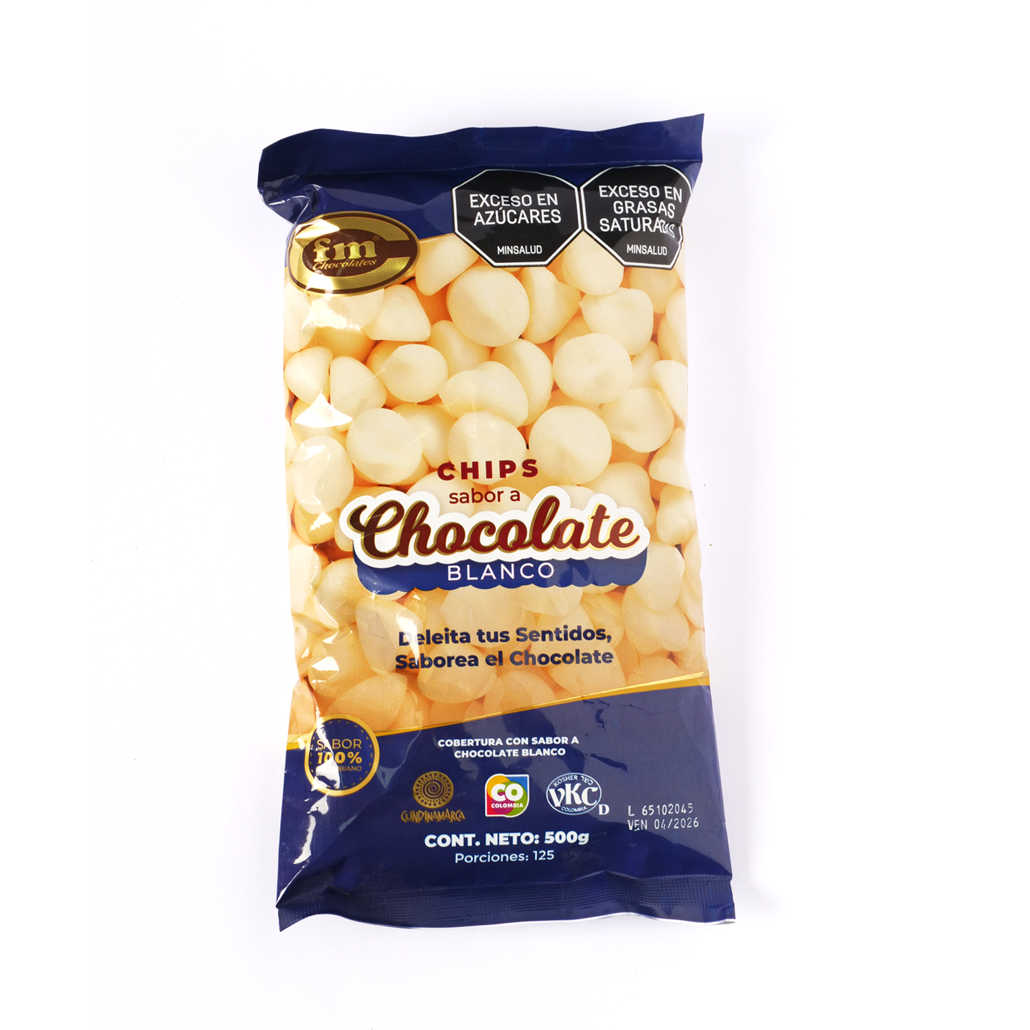 Chips Chocolate Blanco (500 gr)