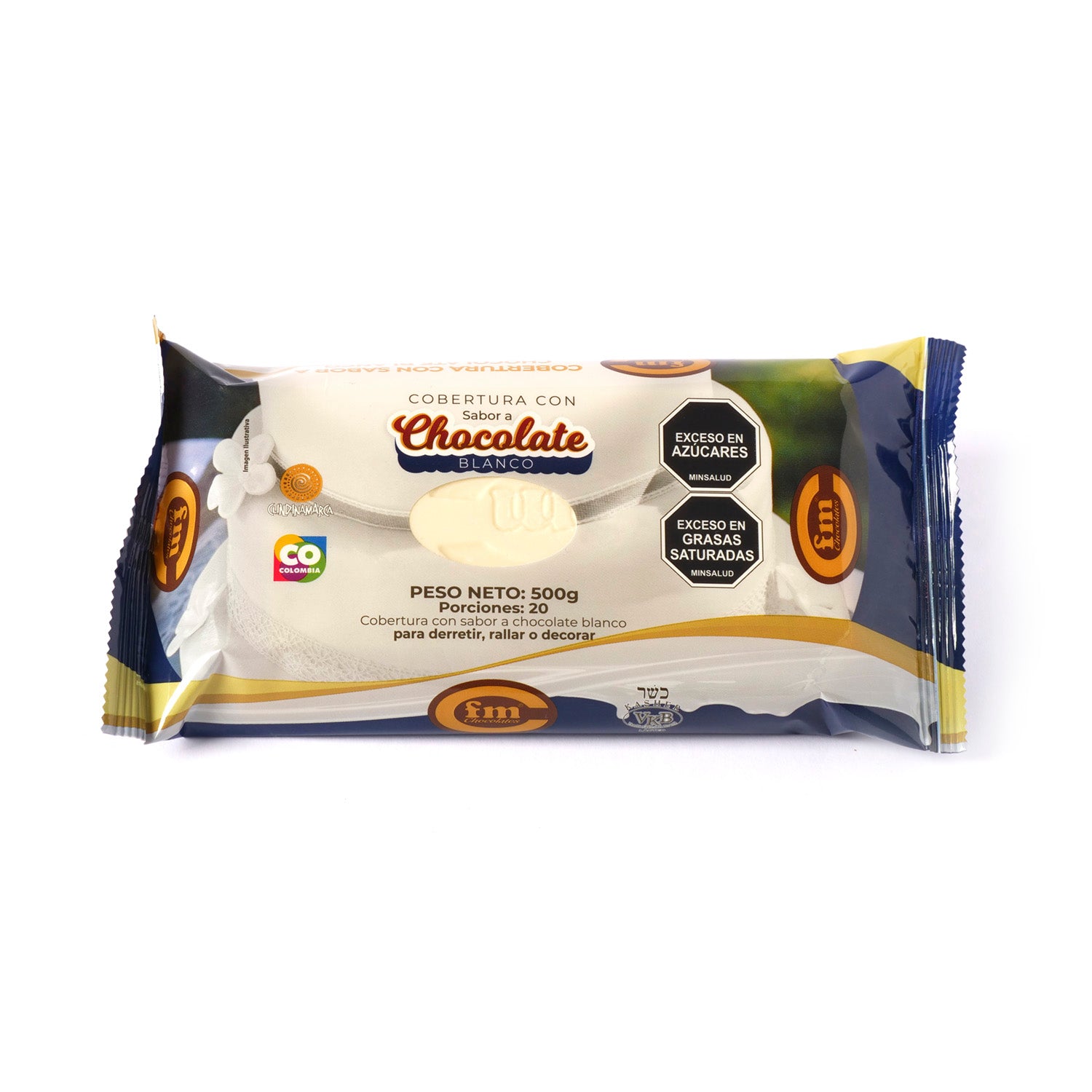 Cobertura blanca (bloque x 500 gr)