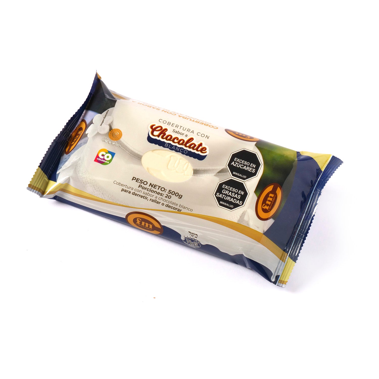 Cobertura blanca (bloque x 500 gr)