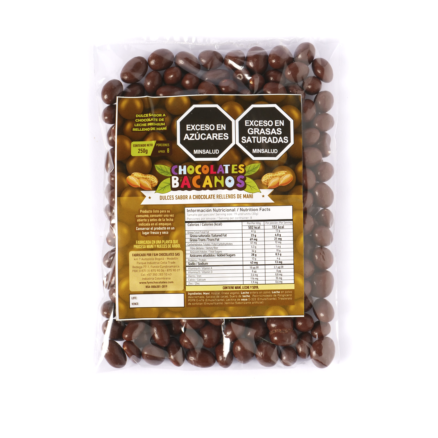 Maní BACANO x 250 g