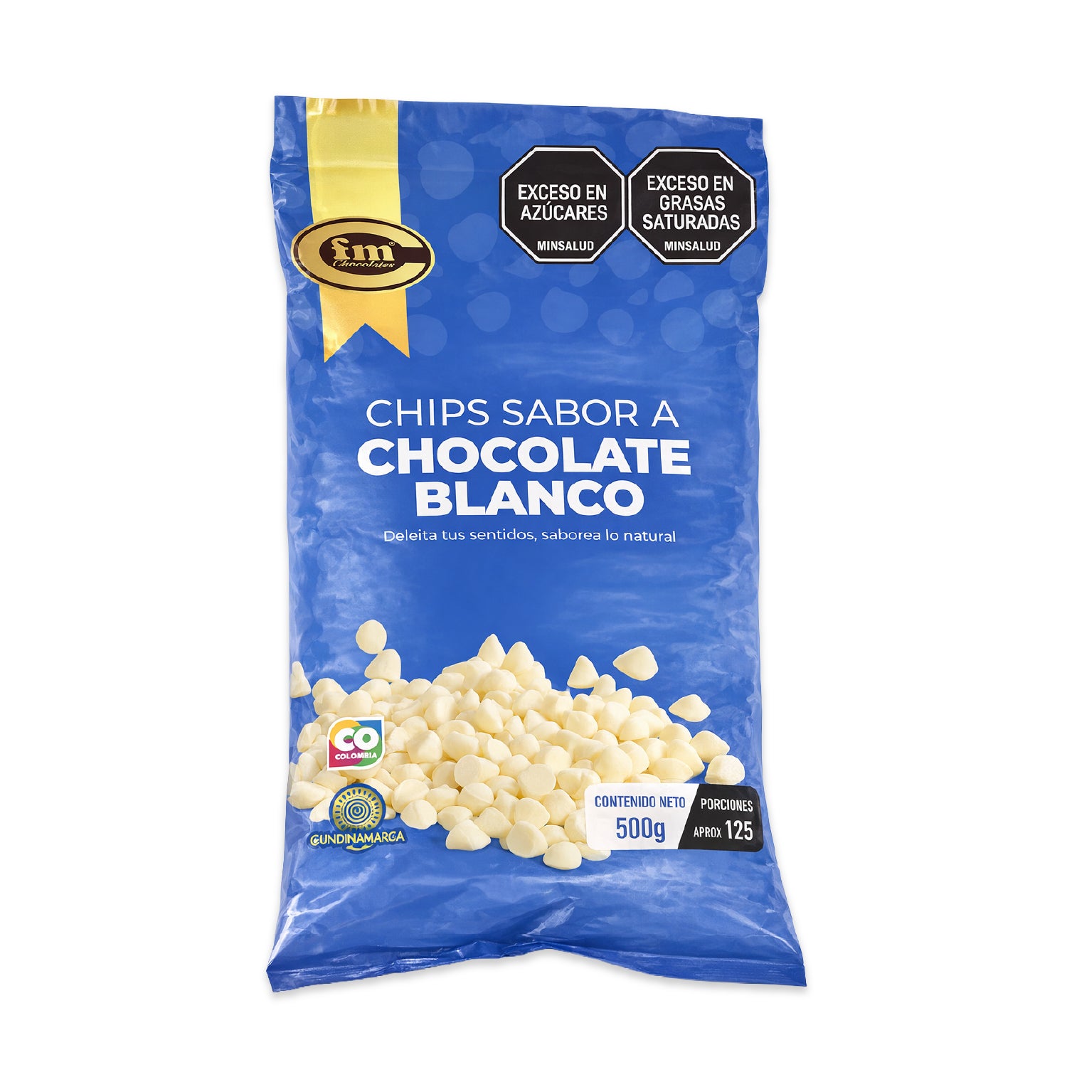 Chips Chocolate Blanco x 500 gr