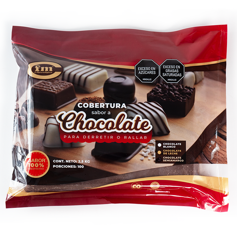 Semi-sweet chocolate coverage (block x 2.5 kg)