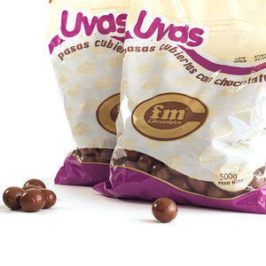 Raisins covered with chocolate 500 gr